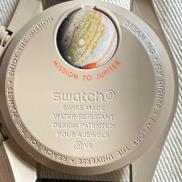 Authentic OMEGA X SWATCH Bioceramic MoonSwatch Mission to Jupiter SO33C100 Full - Picture 5 of 14
